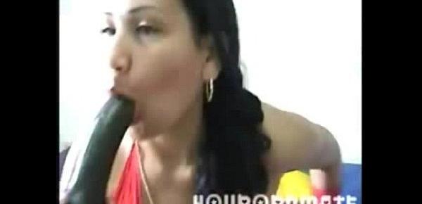  Sexy Alejandra Cums with Dildo